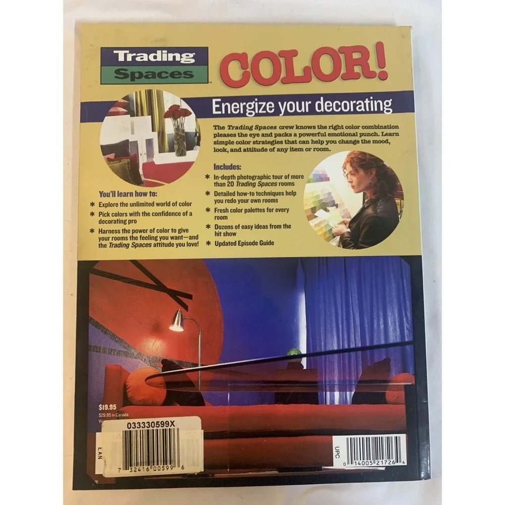 Trading Spaces Make It Yours & Color! Decorating Books Lot of 2 TLC 2003 PB